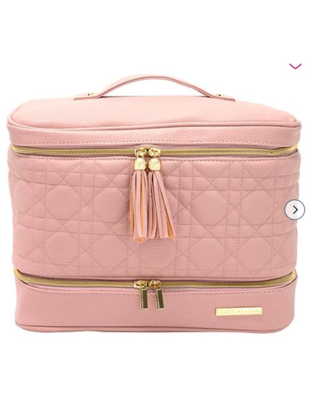 Marcy Mckenna Glam Bag Modern Beauty Case Rose Gold NWT